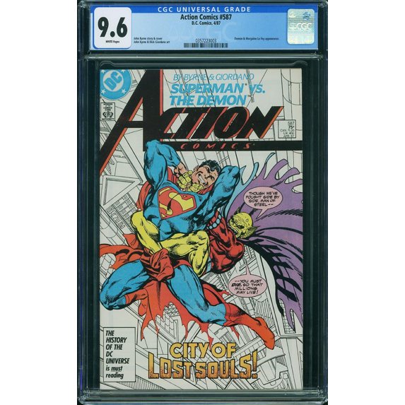 Action Comics #587 - CGC 9.6 Comic Book