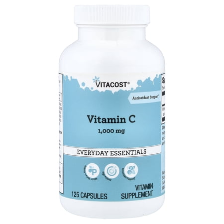 Vitacost Vitamin C, 1,000 mg, 125 Capsules