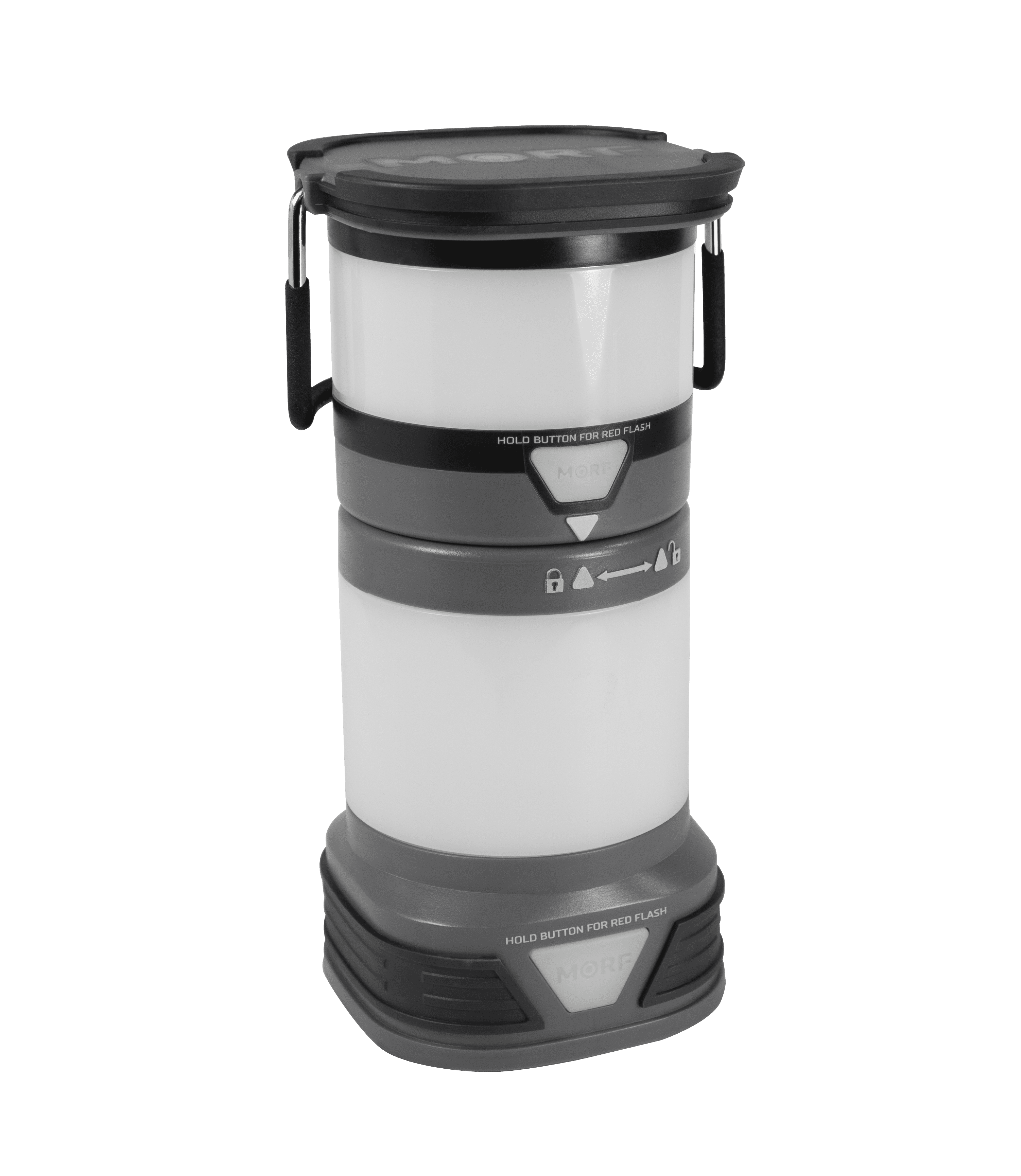(2 pack) Police Security MORF 2-in-1 Detachable Lantern