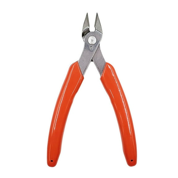 RUISINERY Electrical Wire Cable Cutter High Leverage Side Snips Flush Pliers Professional Hand Tool with Ergonomic Handle
