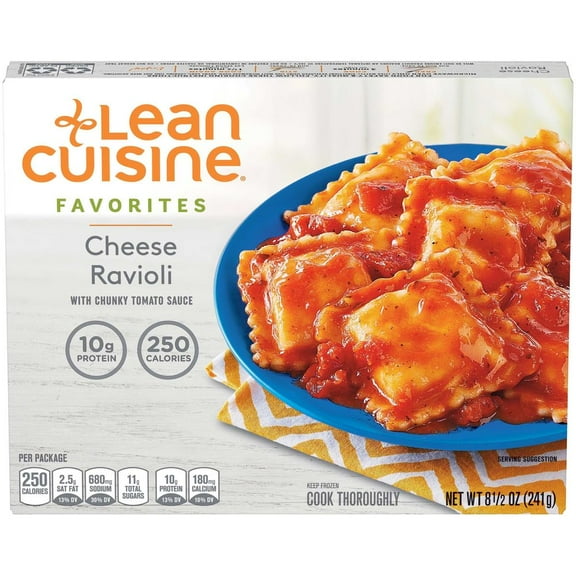 Nestle Stouffers Lean Cuisine Cheese Ravioli Entrée, 8.5 Ounce -- 12 per Case.