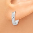 thumbnail image 3 of 14K White Gold Earring Hinged Huggie Women'S 13 mm 10, 3 of 4