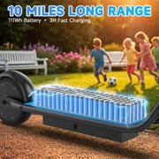 Electric Scooter for Kids Ages 6–14, 250W Motor, Up to 10 Miles Range, 9 MPH, Lightweight Foldable Kids Electric Scooter for Boys/Girls
