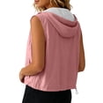 thumbnail image 3 of Ankola Women's Casual Zip Up Cargo Vest Lightweight Sleeveless Blazer Vest Jacket Tops Trendy Outwear, 3 of 7