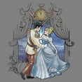 thumbnail image 2 of Junior's Cinderella Princess and Prince Charming Dance  Cowl Neck Sweatshirt, 2 of 4
