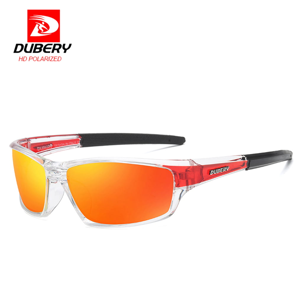 DUBERY 8 Colors Men Polarized Sport Sunglasses Outdoor Driving Riding Glasses 