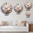 thumbnail image 4 of Designart "Minimalism Daisy expression I" Landscapes Oversized Wall Clock, 4 of 5
