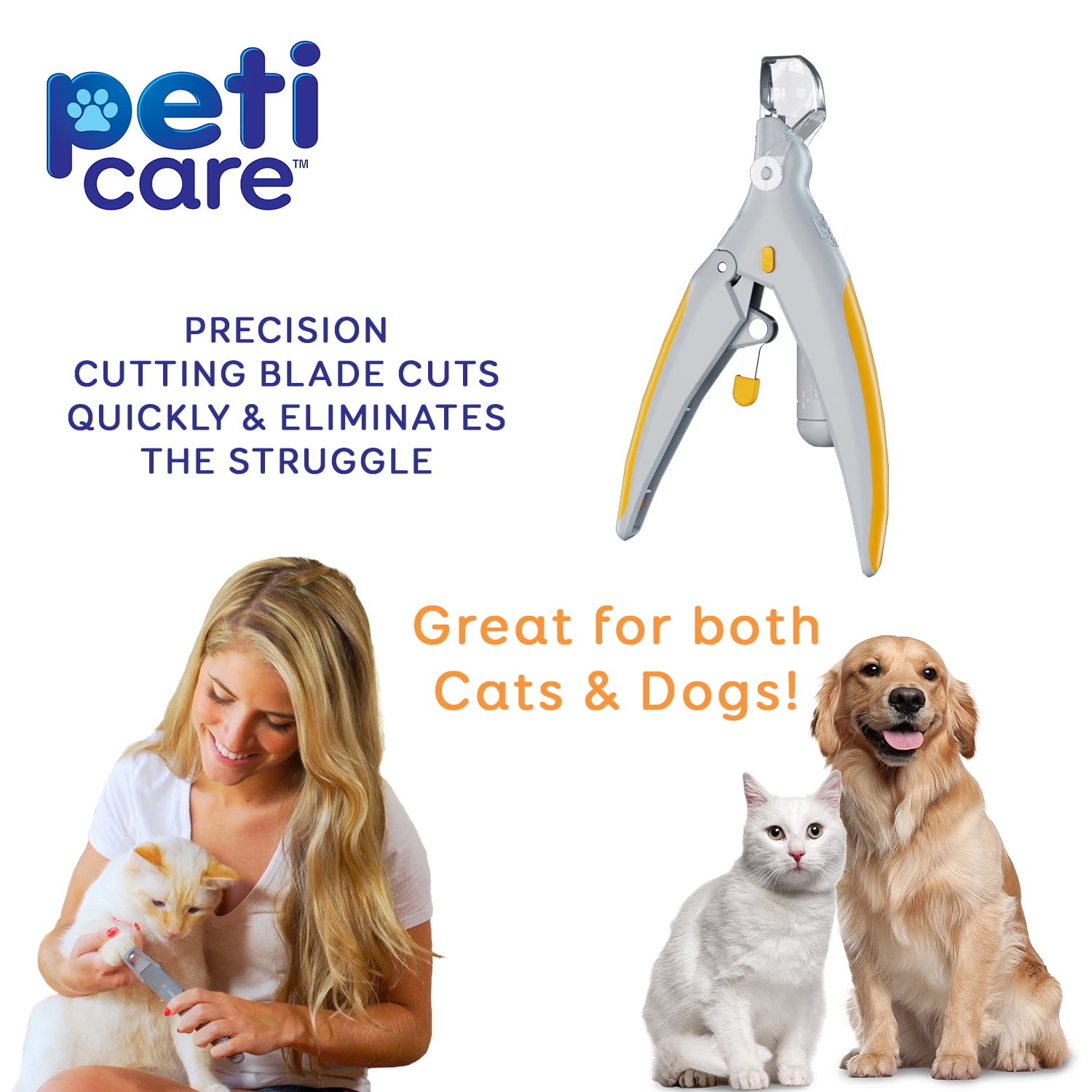 PetiCare Professional Illuminated LED Light Pet Dog Cat Nail Clipper  Magnifer 5X | eBay