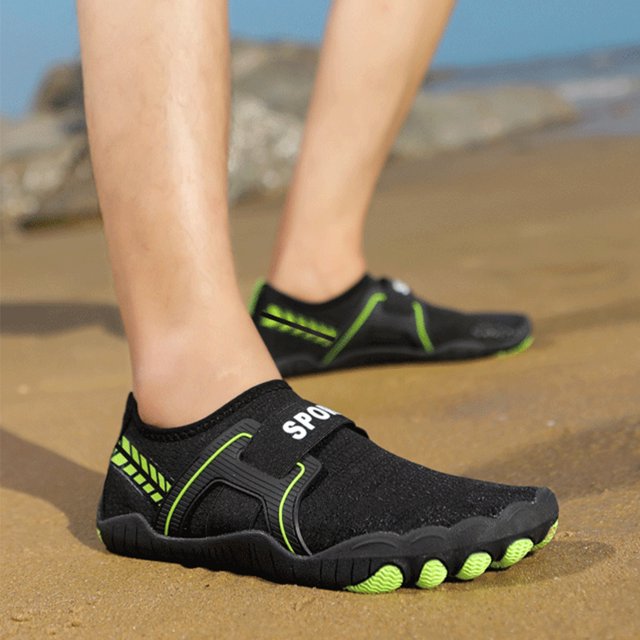 Zapatos de buceo antideslizantes Suministros de zapatos de agua cómodos (Black Green 47) Wdftyju Tenis De Mujer Tenis De Hombre