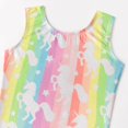 thumbnail image 5 of 3-10 Years Leotard For Girls Gymnastics with Scrunchie Racerback Style Soft Fabric Athletic Wear, 5 of 10