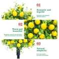 thumbnail image 5 of BKER 21 Pouces Fleur de Simulation de Fruits pour Arbustes Verts Réalistes pour Jardin Cour Porche avant Patio, 5 of 5