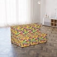 thumbnail image 4 of Exotic Foldable Mattress, Exotic Fruits Paradise Items, 74.8" x 39.4", Multicolor, by Ambesonne, 4 of 6