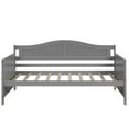 thumbnail image 6 of Twin Wooden Daybed with 2 Drawers, Sofa Bed for Bedroom Living Room, Solid Wood Slats Support, No Box Spring Needed, Easy Assembly, 78.2''L x 42.3''W x 35.4''H, Gray, 6 of 7