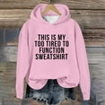 thumbnail image 2 of WEAIXIMIUNG Sweat à Capuche Zippé pour Femmes, Sans Capuche, Décontracté, Manches Longues, Imprimé Graphique, avec Cordon de Serrage, 2 of 4