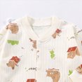 thumbnail image 7 of CAUYDY Boy Bodysuit for Infant Preemie Long Sleeve Romper for Girl Newborn Sleepers 3 6 9 Months 1T 2T Fall Winter Baby Pajamas Sizes 0-3 Months,Green, 7 of 7