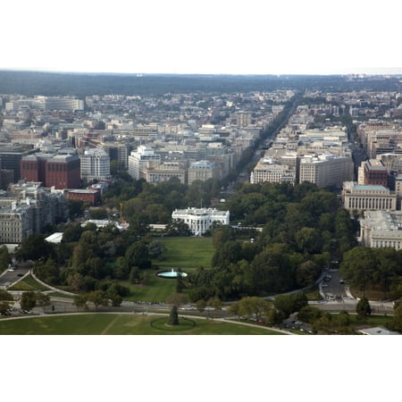 

Print: View Of Washington D.C. Taken From The Washington Monument 2010