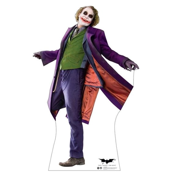 Advanced Graphics 5632 The Joker The Dark Knight 2008 Life-Size Cardboard Cutout