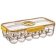 thumbnail image 1 of Inteprter Caja de temporizador de huevos Contenedor de almacenamiento de huevos de PET Organizador de huevos que ahorra espacio con tapa Canasta de huevos Almacenamiento y organización del hogar Inteprter HA021958-00, 1 of 1