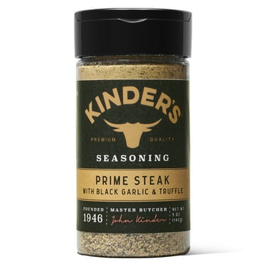 Kinder's Prime Steak with Black Garlic and Truffle Rub and Seasoning, 5 oz