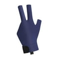 thumbnail image 2 of 3 dedos Glove Billiard Juego informal Ligero Pooker Pool Glove Azul negro izquierdo S, 2 of 8