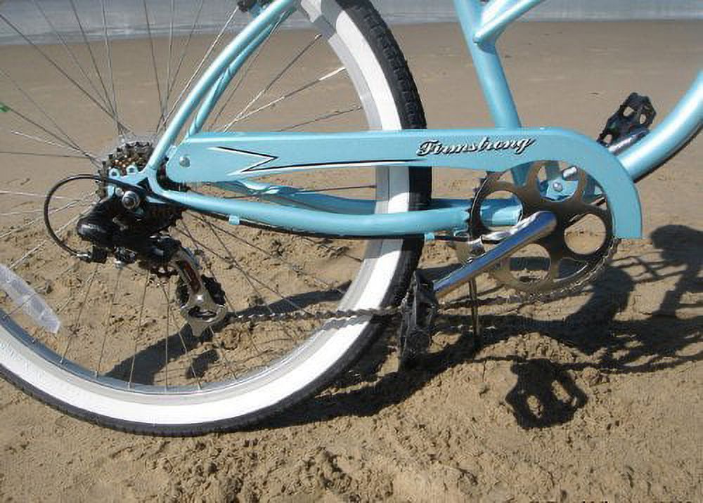 26" Firmstrong Urban Lady Seven Speed Women's Beach Cruiser Bike, Baby Blue - image 3 of 6