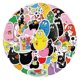 thumbnail image 1 of Pegatinas Barbapapas Anime de vinilo impermeable, paquete de 50 unidades, 1 of 3