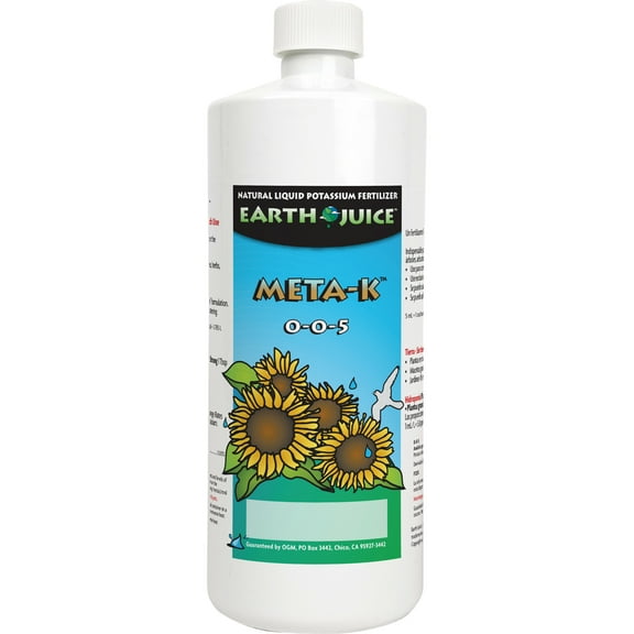 Earth Juice Meta-K Plant Food, 0-0-5 Fertilizer, 32oz
