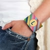 Personalized Colorful Stripes Cuff Bracelet