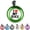 Green, variant on TQS Classic Style Bicycle Bell and Horn, I Love My Bike Bell, Loud Aluminum, Mini Bike Accessories for Adults, Men, Women, Kids, Girls and Boys, Purple