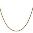 thumbnail image 2 of Primal Gold 14 Karat Yellow Gold 1.4mm Diamond Cut Spiga Chain, 2 of 4