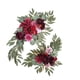 thumbnail image 4 of 2x Corona artificial para boda, arco colgante de flores falsas para puerta, hojas verdes estilo E, 4 of 9