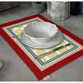 thumbnail image 3 of Vargottam Placemats- Placemat For Dining Table, Set Of 4- Printed & Reversible CottonNapkin-IndoorPlacematsFor Home & Kitchen Dining Table- Asian (Multicolor), 3 of 5