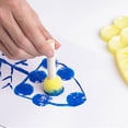 thumbnail image 3 of Methold 5 piezas niños esponja Stamper Gouache pintura acrílica pincel accesorios de acuarela herramientas de dibujo de madera juguetes pinturas, 3 of 6