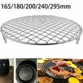 thumbnail image 1 of Round Grill Net With Foot Barbecue Bbq Meshes Cooling Rack Steam Baking, 1 of 3