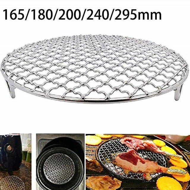 Filet Rond pour Gril avec Pied, Mailles de Barbecue, Grille de Refroidissement, Cuisson à la Vapeur