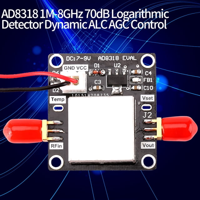 Detector logarítmico ANGGREK AD8318 1M-8GHz Controlador logarítmico