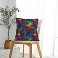 thumbnail image 5 of Yiaed Bright Universe Print Pillow Covers Super Soft Decorative Square Throw Pillow Covers Case Cushion Covers for Sofa Couch Bedroom Car Decor（No pillow core）-12"x12", 5 of 7
