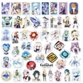thumbnail image 3 of Pegatinas Genshins Impacts Anime de PVC, 100 unidades, impermeables, 3 of 3