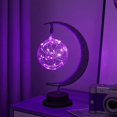 thumbnail image 1 of Led Decorative Light Star Moon Light Apple Christmas Light Birthday Gift Handmade Hemp Rope USB Iron Nightlight, 1 of 6