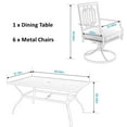 thumbnail image 7 of Sophia & William 7Pcs Outdoor Patio Dining Set Swivel Chairs and Table Set, 7 of 7