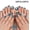 Blue, variant on 48Pcs Purple Cat Eye Press On Nails & Toenails Kit , Short Square Glossy Fake Nails Kit with Glue , Salon-Grade Magnetic False Nails for Manicure & Pedicure