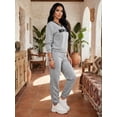 thumbnail image 4 of Conjunto 2 Piezas Estilo Deportivo Urbano, Sudadera y Pants Cómodos para Mujer, 4 of 5