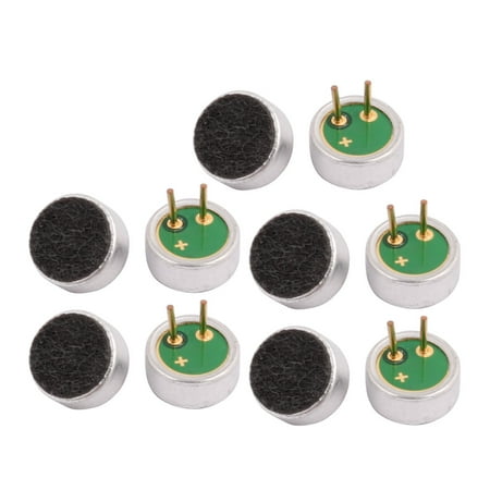Unique Bargains 10Pcs 6mm Dia 30-44dB Electret Condenser Microphone High Sensitivity Pickup price history on PriceWatchPro