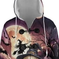 thumbnail image 4 of Spooky Halloween Night Witch Golden Retriever Glowing Pumpkins All Over Print 3D Hooded Duffle Toggle Coat Goldens Dog Lover Gifts Idea - 12015, 4 of 6