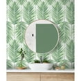 thumbnail image 2 of NextWall  Paradise Palms Peel and Stick Wallpaper 27 in. W x 18 ft. L - Greenery, 2 of 5