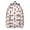 Fireman and Shield, variant on Fireman and Bunting White Pattern Backpack for School, Cute School Bag with Adjustable Shoulder Straps and Padded Back, 15.7"x11.8"x5.5"