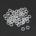 thumbnail image 2 of Uxcell 11mm O.D. 2mm Thick Nylon Flat Washers for M8 Screw Bolt, 50 Count, 2 of 6