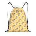 thumbnail image 1 of Saiise mouse and cheese Pattern Sports Drawstring Backpack - String Swim Gym Bag with Wet Proof Pocket for Women&Men-Small, 1 of 6