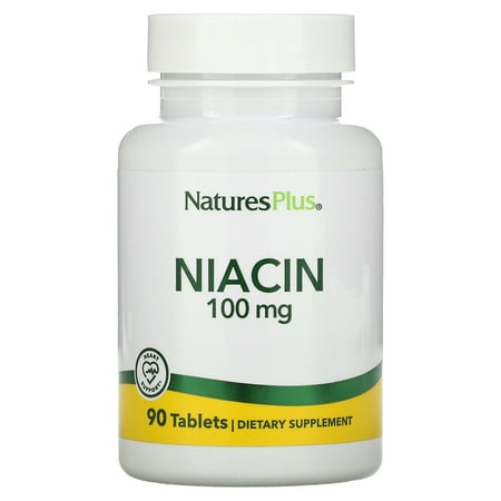 Nature's Plus Niacin, 100 mg, 90 Tablets