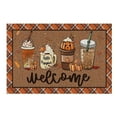 thumbnail image 1 of TIELUTT Cute Doormat Door Mat Welcome Doormat Funny Doormat Home Door Mat Halloween Rug Soft Plaid Throw Blanket Fall Colors Couch Throw Blanket H Lazy Blanket, 1 of 3